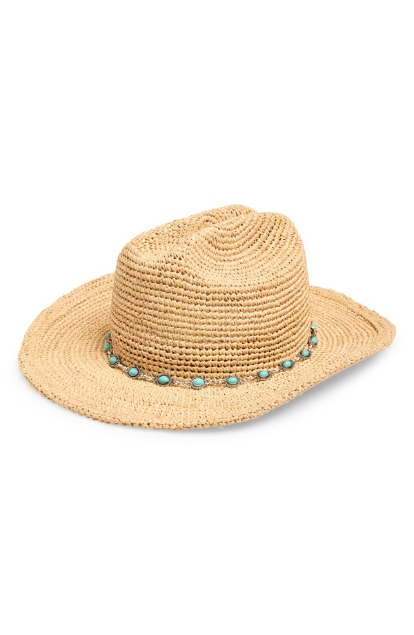 仕合わせオブ色つや レディース 付属物 鳥打ち帽 Lack of Coloraffia Cowboy Hat Natural