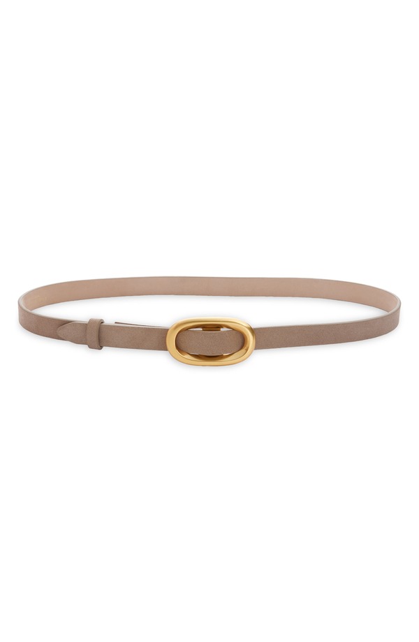 ラグアンドボーン レディース 佩び物 胴締め なめし革 rag \u0026 bone Harper Leather Belt Dark Beige ベージュ