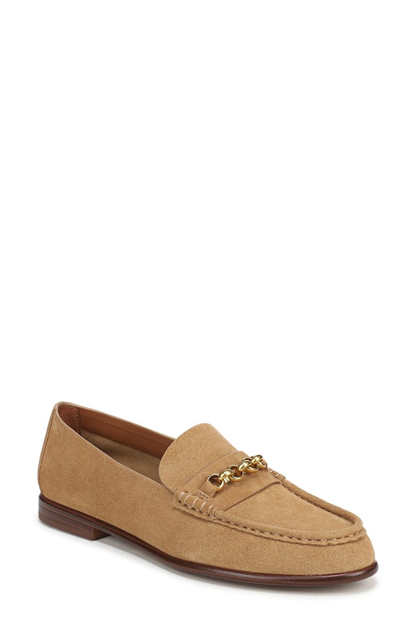 フランコサルト レディース シューズ スリッポン・ローファー Franco Sarto Maris Bit Loafer Beige Leather ベージュ