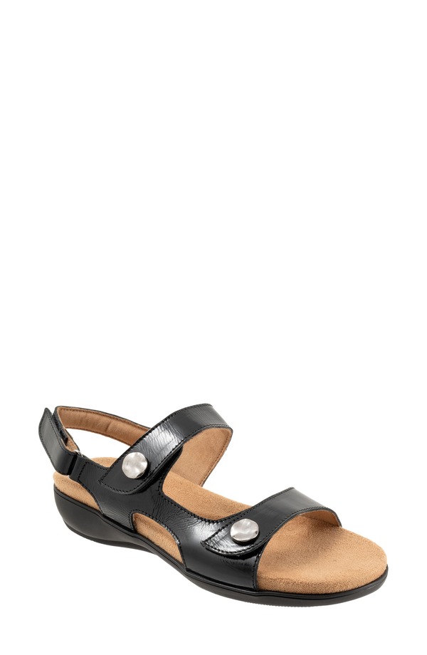 トロッターズ レディース シューズ 踵 サンダル Trotters Romi Sandal Black 2 黒いこと