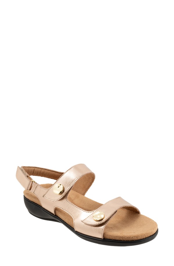 トロッターズ レディース シューズ 踵 サンダル Trotters Romi Sandal Champagne 三鞭酒