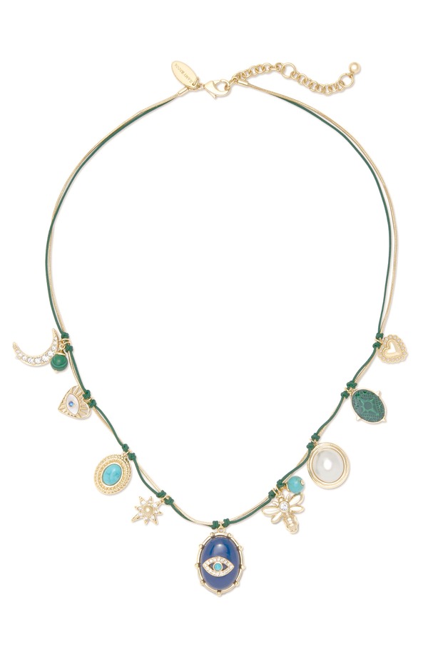 レイミー ブルック レディース アクセサリー ネックレス・チョーカー レース Ramy Brook Sienna Charm Necklace Blue Multi ブルー|ReVida 店