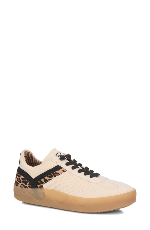 ロスハンマーソン レディース シューズ スニーカー Ros Hommerson Stella Sneaker Cream Leopard Knit 皮膚軟化剤