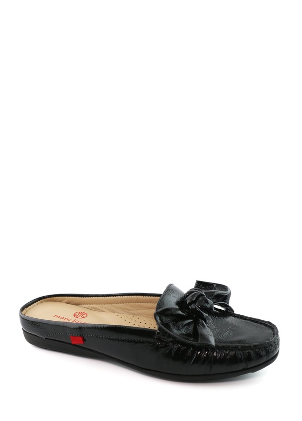 マークジョセフニューヨーク レディース シューズ パンプス なめし革 Marc Joseph New York Diane St Slip On Leather Bow Mule Black Svelte Patent 黒いこと