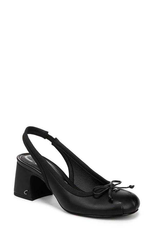 サーカス NY バイ サムエデルマン レディース シューズ 踵 Circus NY by Sam Edelman Diane Slingback Pump Black 黒いこと
