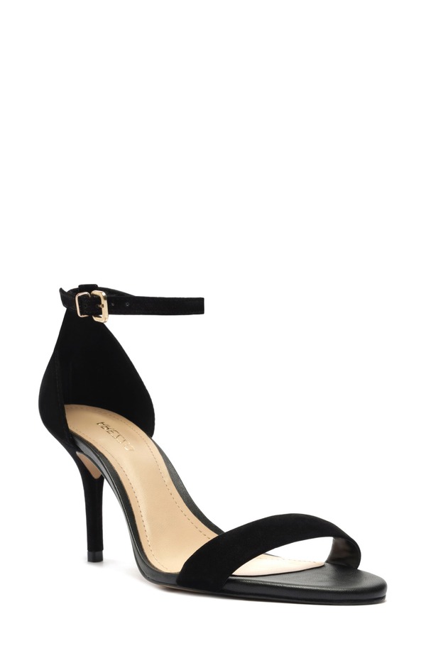 アレッツォ レディース シューズ 踵 サンダル アンクル Arezzo Isabelli Ankle Strap Sandal Black 黒いこと