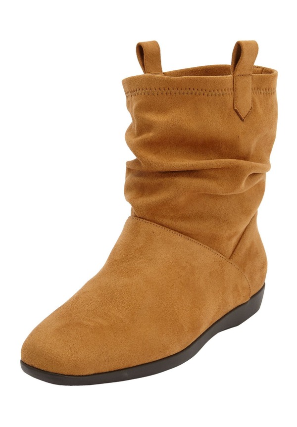 コンフォートビュー レディース シューズ ブーツ・レインブーツ Comfortview The Demy Bootie Brown Maple ブラウン｜ReVida 店