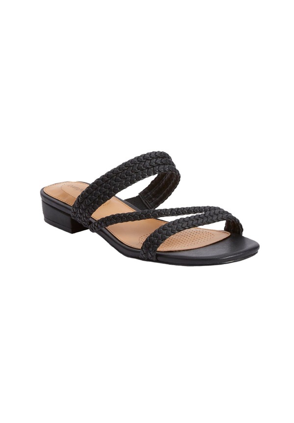 コンフォートビュー レディース シューズ パンプス Comfortview The Adler Slip On Mule Black 黒いこと