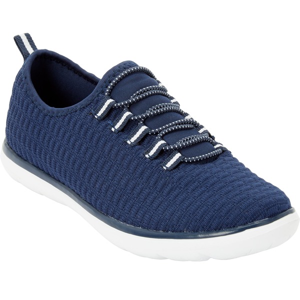 コンフォートビュー レディース シューズ スニーカー ニット Comfortview The Cv Sport Ariya Textu red Knit Slip On Sneaker Navy ネイビー｜ReVida 店