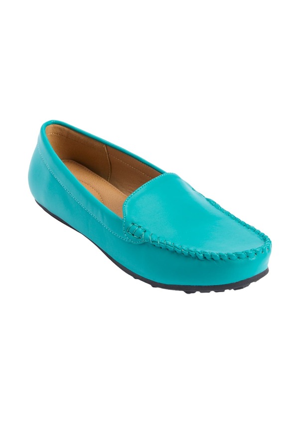 コンフォートビュー レディース シューズ パンプス Comfortview The Milena Slip On Flateal ティール｜ReVida 店