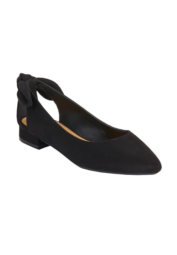 コンフォートビュー レディース シューズ パンプス Comfortview The Nevelle Slip On Flat Black ブラック｜ReVida 店