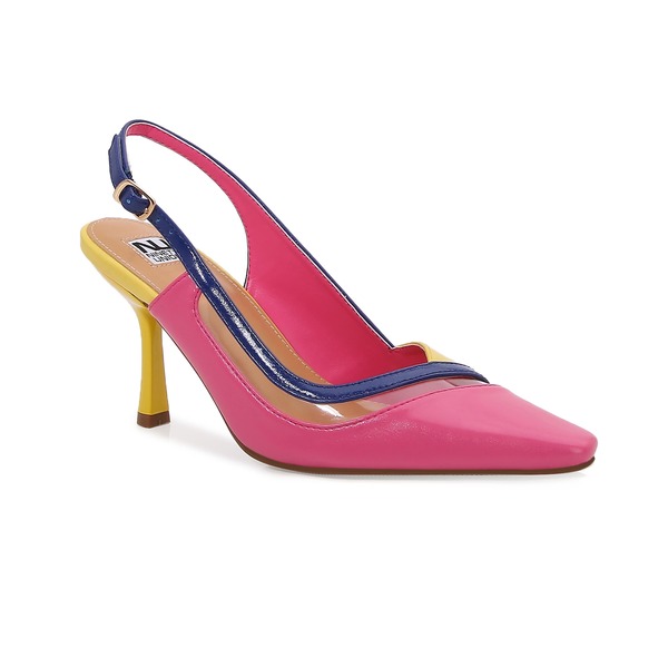 ナインティユニオン レディース シューズ パンプス NINETY UNION Color Block Slingback Fuchsia Multi フューシャ