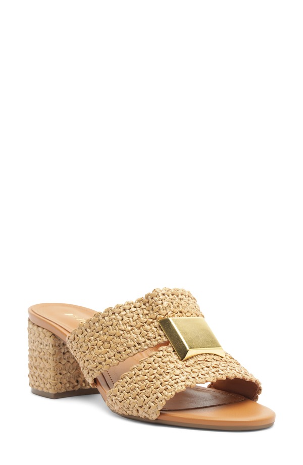 アレッツォ レディース シューズ ヒール サンダル Arezzo Jackie Slide Sandal Areia｜ReVida 店
