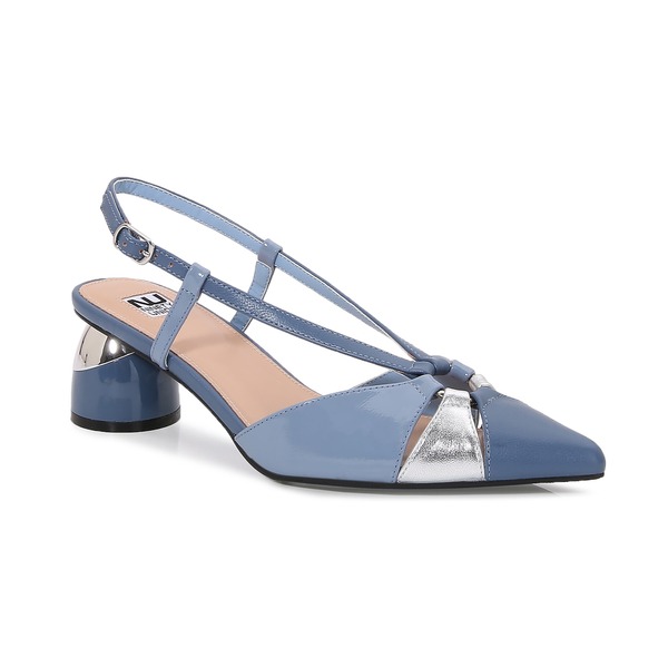 ナインティユニオン レディース シューズ ヒール NINETY UNION Sarah Slingback Pump Blue Multi ブルー|ReVida 店