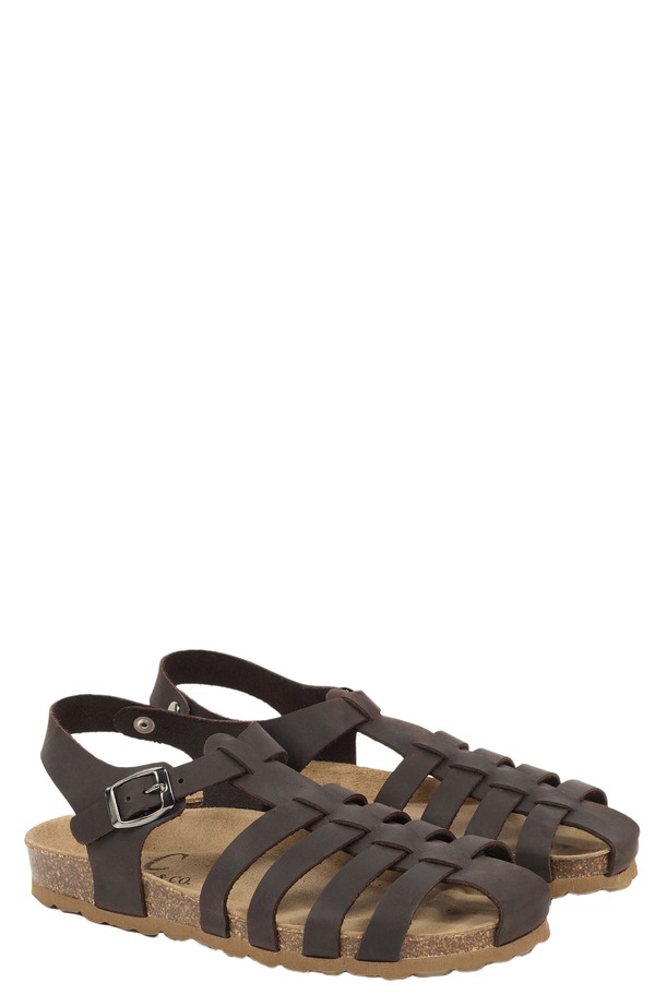 ケルティックアンドコー レディース シューズ サンダル Celtic & Co. Fisherman's Flat Sandal Ebony|ReVida 店