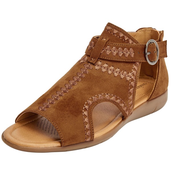 コンフォートビュー レディース シューズ サンダル Comfortview The Kaia Shootie Cognac｜ReVida 店