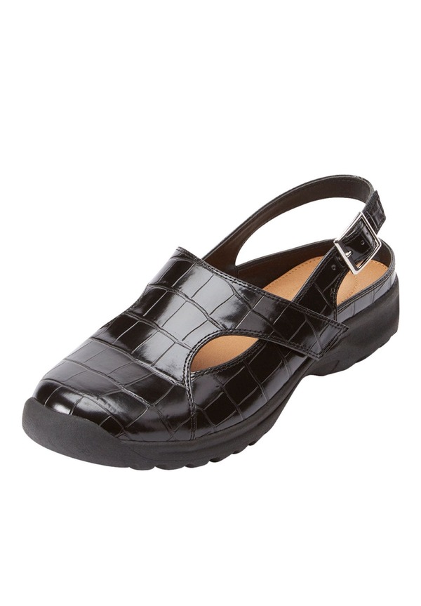 コンフォートビュー レディース シューズ パンプス Comfortview The Mariam Sling Black 黒いこと