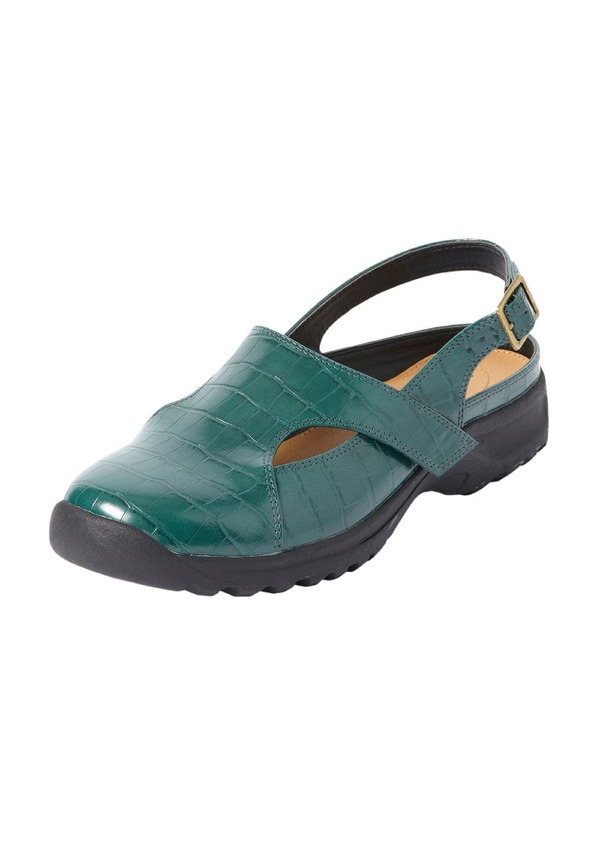 コンフォートビュー レディース シューズ パンプス Comfortview The Mariam Sling Emerald Green 緑であること