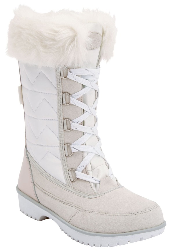 コンフォートビュー レディース シューズ ブーツ・レインブーツ Comfortview Theileen Waterproof Boot White ホワイト|ReVida 店