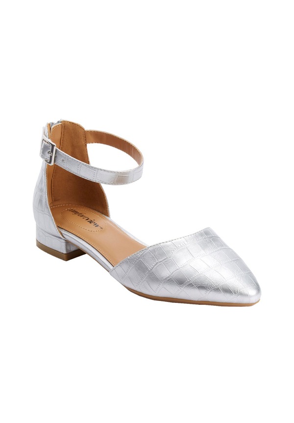 コンフォートビュー レディース シューズ ヒール Comfortview The Loucia Shoe Silver シルバー|ReVida 店