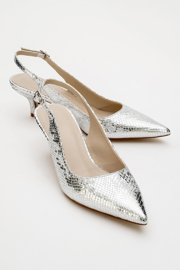 プロローグシューズ レディース ヒール Prologue Shoes Value Pointed Toe Pump Silver シルバー|ReVida 店