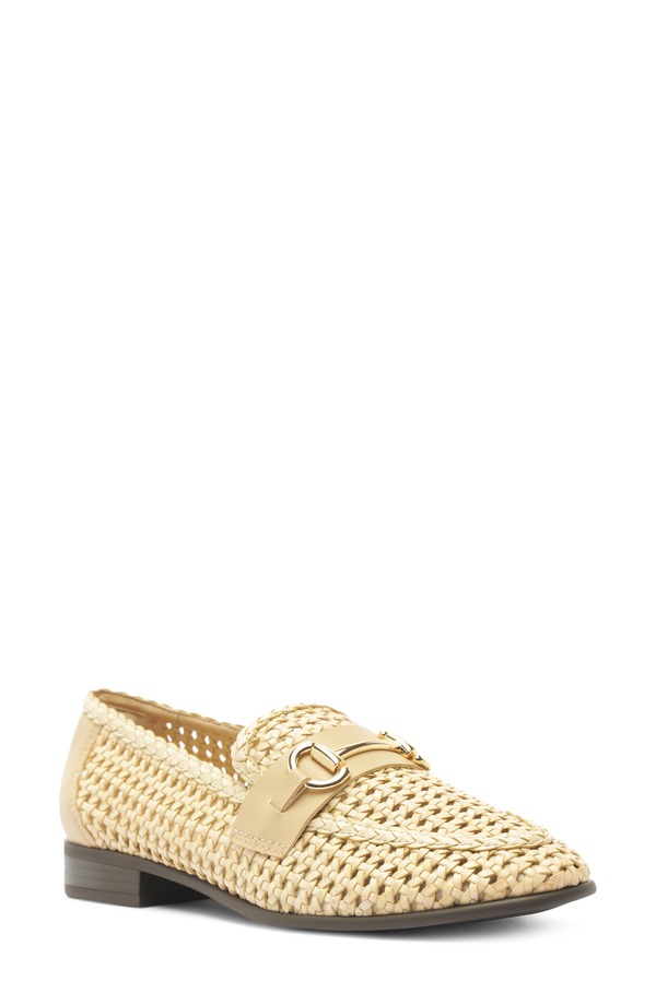 アレッツォ レディース シューズ スリッポン・ローファー Arezzo Nola Woven Bit Loafer Panacota｜ReVida 店