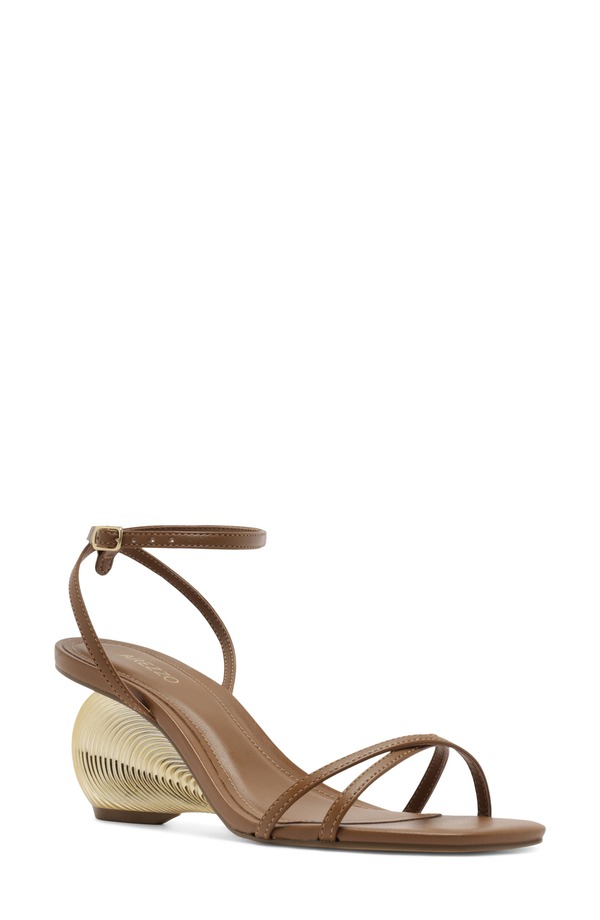 アレッツォ レディース シューズ ヒール サンダル アンクル Arezzo Lumankle Strap Wedge Sandal Soul Natural｜ReVida 店 28,324円
