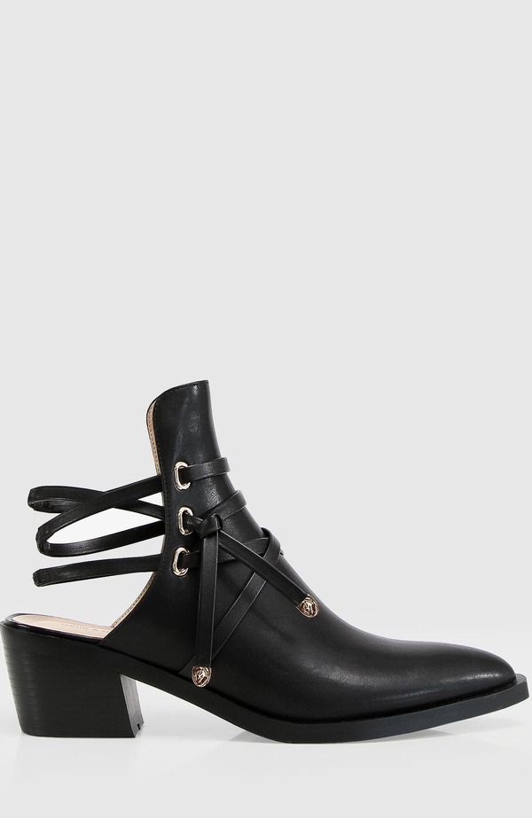 ベルアンドブルーム レディース シューズ ブーツ・レインブーツ オープンバック Belle & Bloom Can't Be Tamed Open Back Boot Black ブラック｜ReVida 店