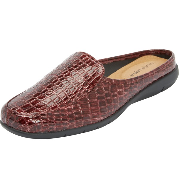 コンフォートビュー レディース シューズ パンプス Comfortview Thestelle Slip On Mule Dark Berry｜ReVida 店