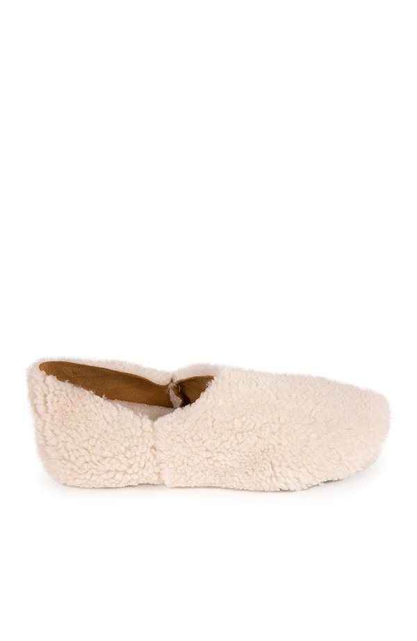ケルティックアンドコー レディース シューズ サンダル Celtic & Co. British Cocoon Slippers Ivory アイボリー｜ReVida 店