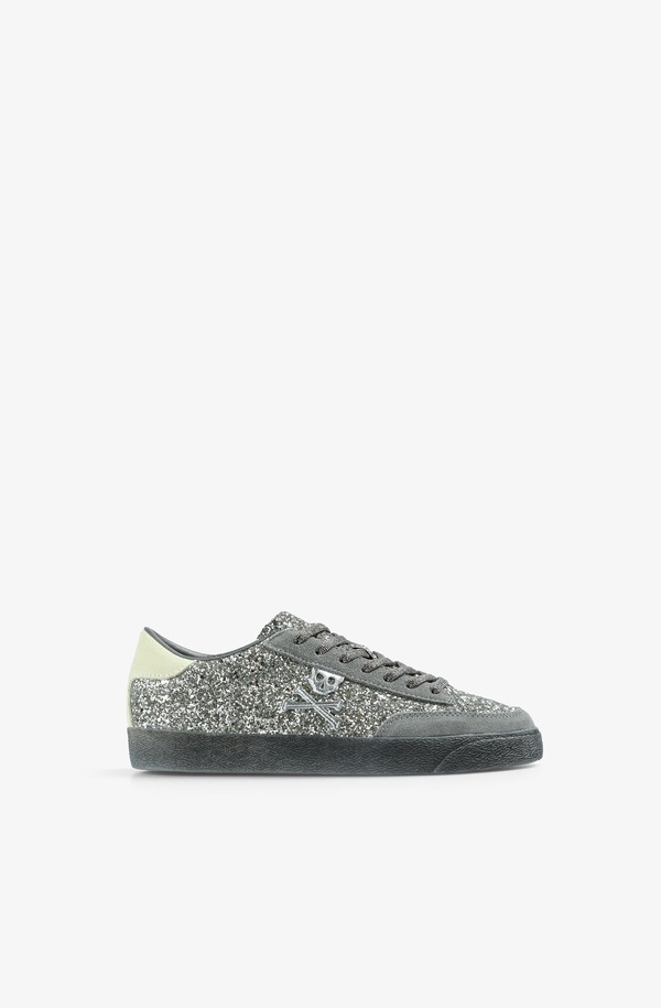 スカルパーズ レディース シューズ スニーカー Scalpers Newgalaglitter Sneakers Grey グレー|ReVida 店