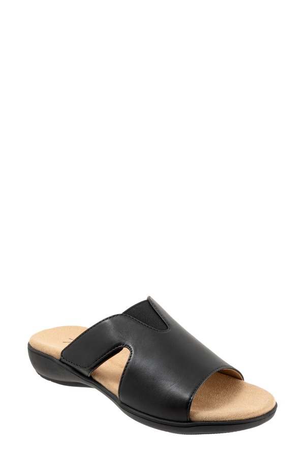 トロッターズ レディース シューズ ヒール サンダル Trotters Roxine 2.0 Slide Sandal - Multiple Widths Available Black ブラック|ReVida 店