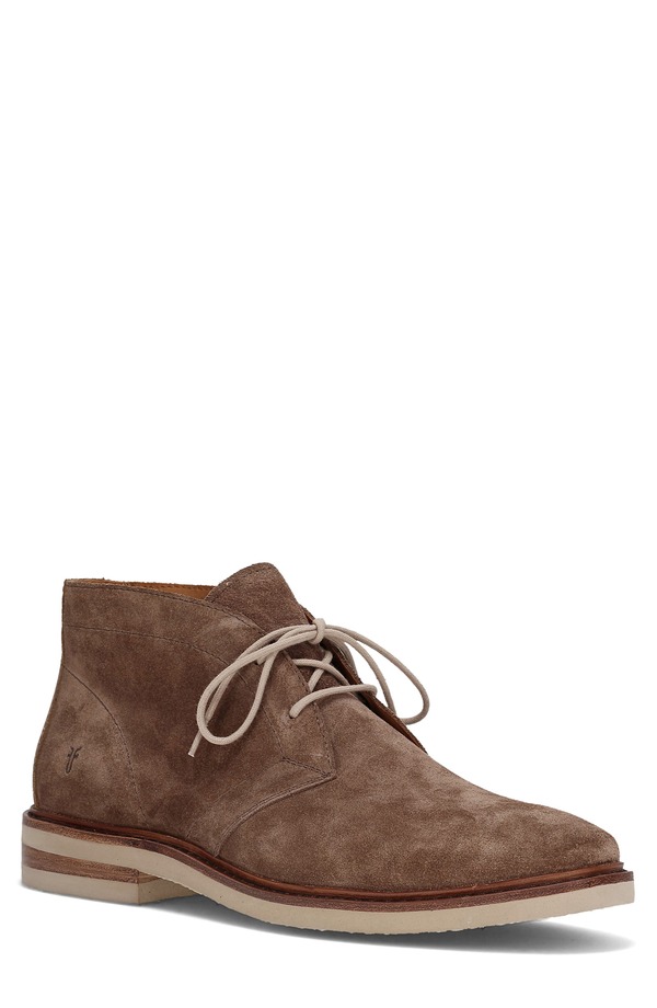 飛球 メンズ シューズ ブーツ・レインブーツ スエードクロス Frye Paul Suede Chukka Boot Driftwood