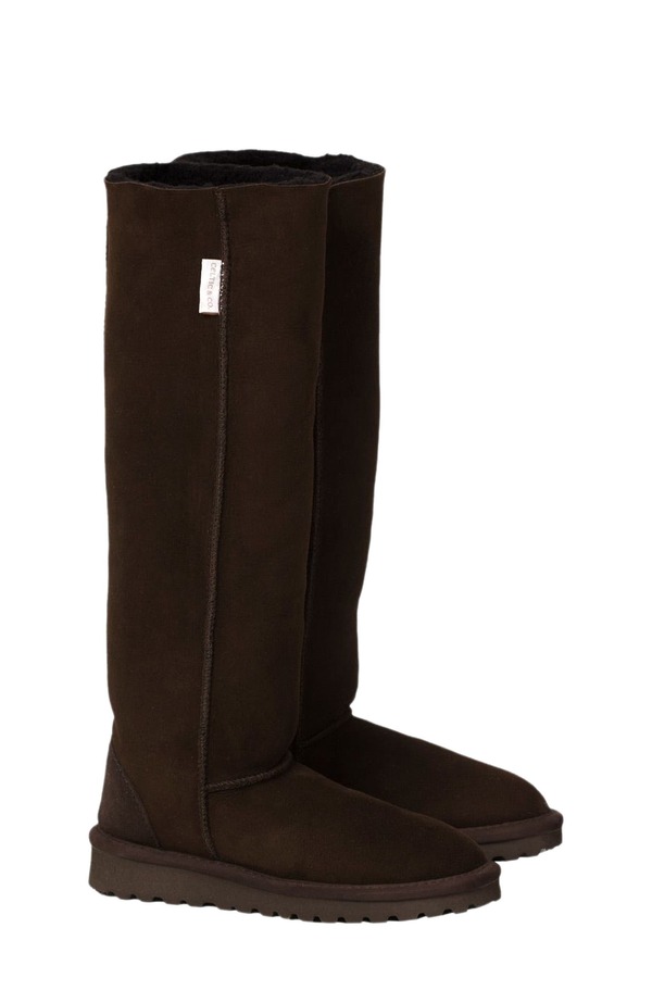 ケルティックアンドコー レディース シューズ ブーツ・レインブーツ Celtic & Co. Celt Shearling Knee Boot Mocca|ReVida 店