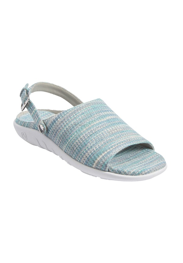 コンフォートビュー レディース シューズ ヒール Comfortview The Matilda Convertible Arch Sling Blue Multi ブルー|ReVida 店