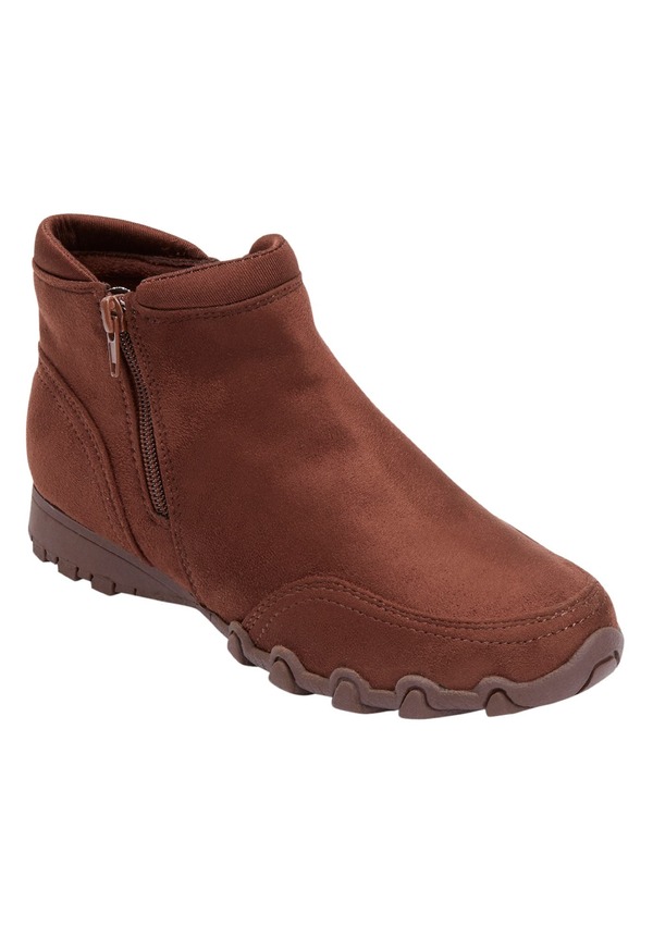 コンフォートビュー レディース シューズ ブーツ・レインブーツ Comfortview The Ashootie Brown ブラウン｜ReVida 店