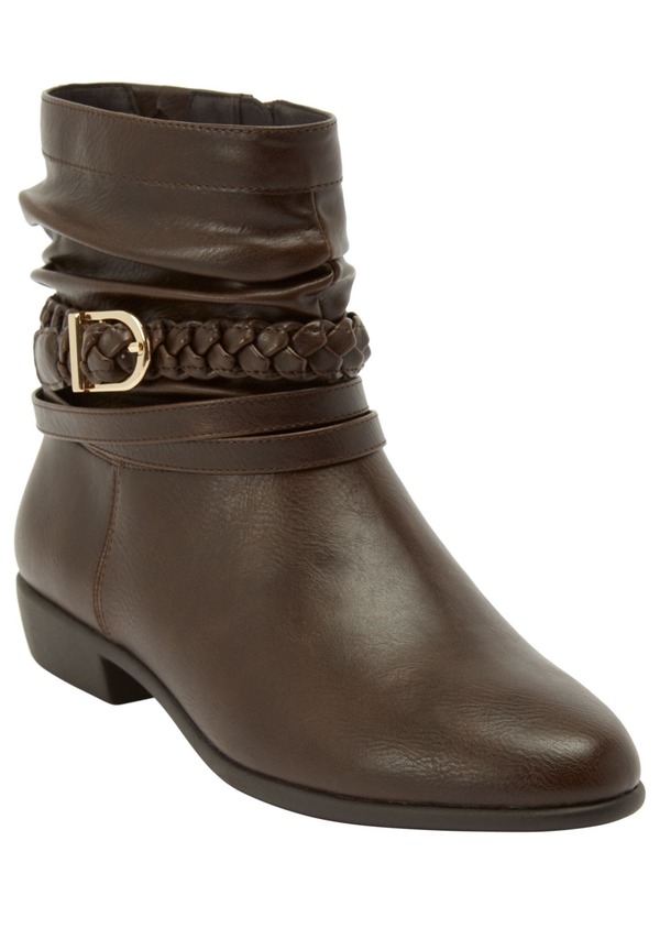 コンフォートビュー レディース シューズ ブーツ・レインブーツ Comfortview The Mickey Bootie Dark Brown ブラウン｜ReVida 店 20,985円