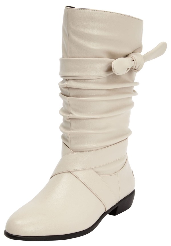 コンフォートビュー レディース シューズ ブーツ・レインブーツ Comfortview Theather Wide Calf Boot Winter White ホワイト|ReVida 店