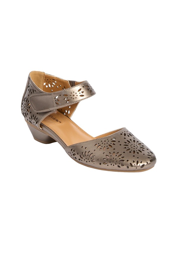 コンフォートビュー レディース シューズ ヒール Comfortview The Rhodes Pump Bronze｜ReVida 店