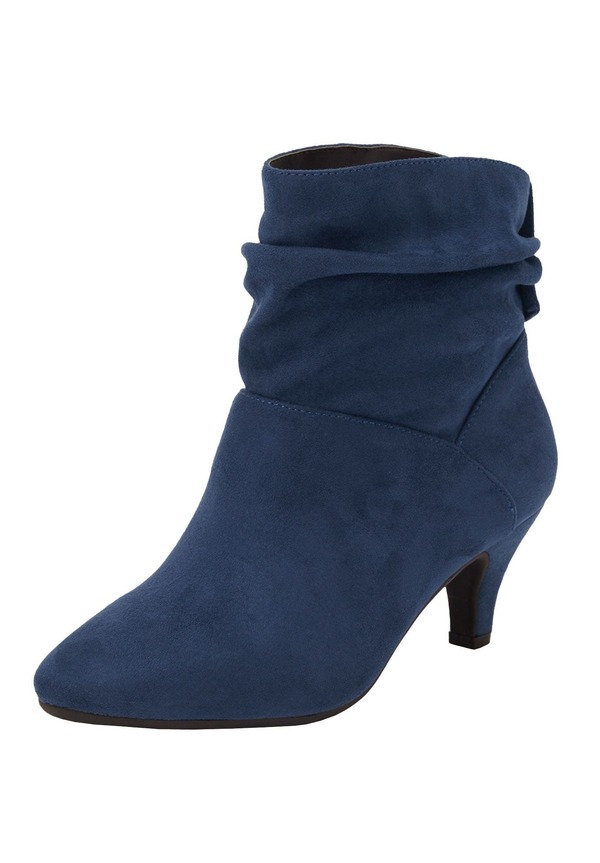 コンフォートビュー レディース シューズ ブーツ・レインブーツ Comfortview The Kourt Bootie Blue ブルー｜ReVida 店