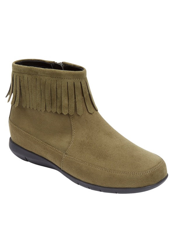 コンフォートビュー レディース シューズ ブーツ・レインブーツ Comfortview The Marion Shootie Dark Olive オリーブ｜ReVida 店 19,595円