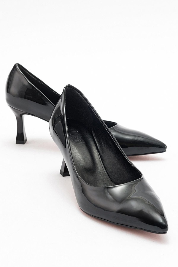 プロローグシューズ レディース パンプス Prologue Shoes Pedra Pointed Toe Pump Black Patent ブラック|ReVida 店