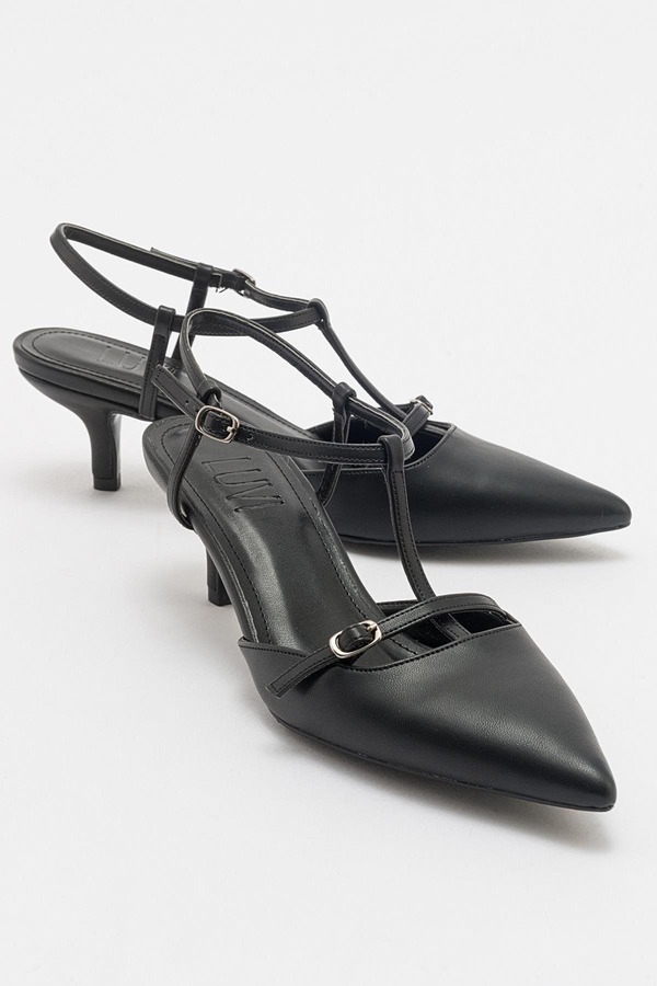 プロローグシューズ レディース パンプス Prologue Shoes Frans Pointed Toe Pump Black ブラック｜ReVida 店