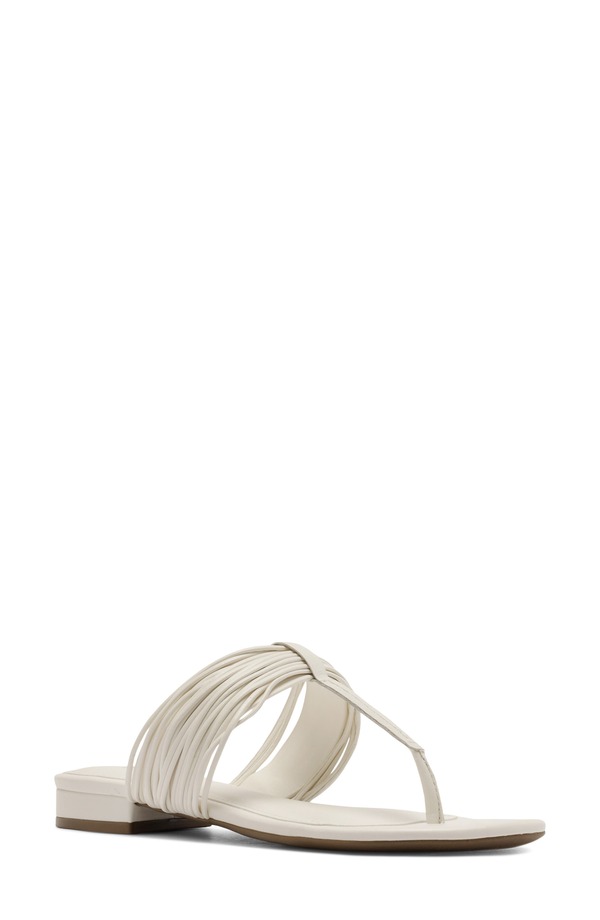 アレッツォ レディース シューズ ヒール サンダル Arezzo Elani Sandal Cream White ホワイト|ReVida 店