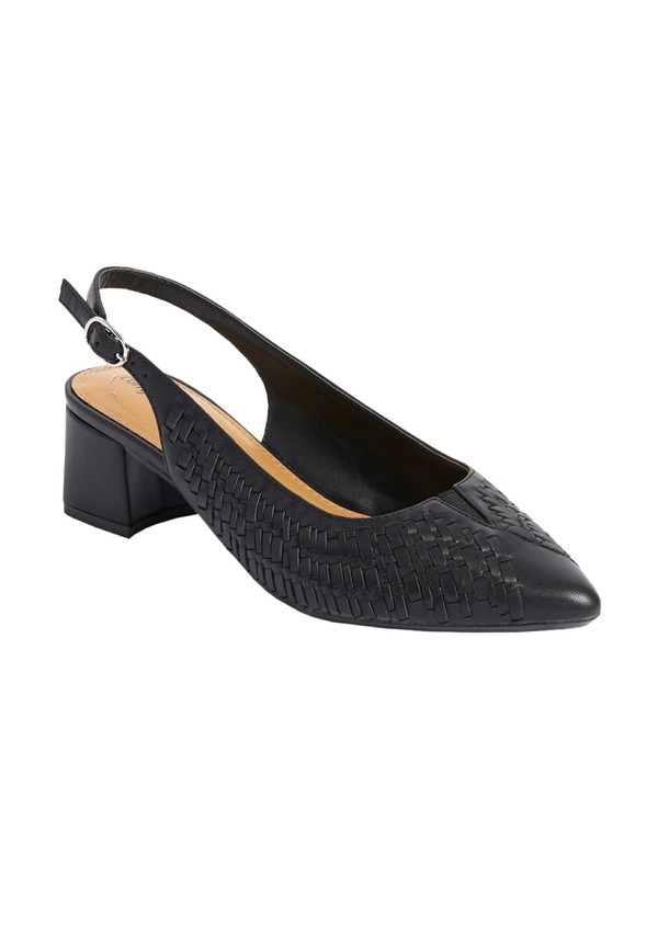 コンフォートビュー レディース シューズ ヒール Comfortview The Makena Slingback Black ブラック|ReVida 店
