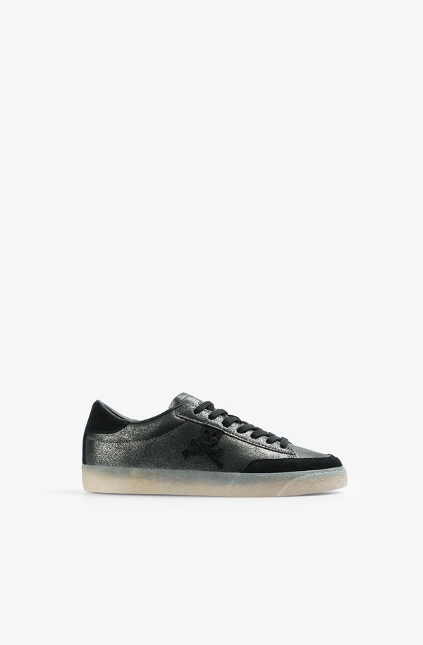 スカルパーズ レディース シューズ スニーカー Scalpers Newgala Sneakers Metallic black|ReVida 店