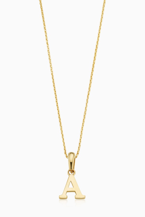 オラディナ レディース アクセサリー ネックレス・チョーカー レース Oradina 14K Gold My Letter Initial Pendant Necklace Letter L ゴールド|ReVida 店