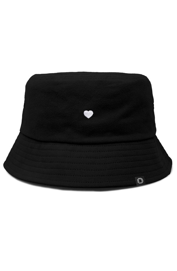 ダリックス レディース アクセサリー 帽子 Dalix Lil Heart Bucket Hat Black ブラック｜ReVida 店