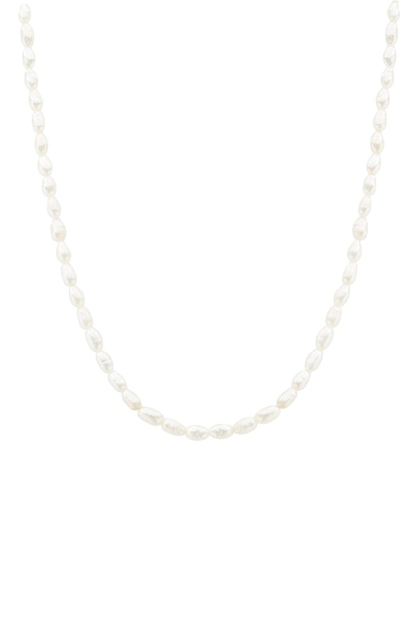 ベアフルーツジュエリー レディース アクセサリー ネックレス・チョーカー レース Bearfruit Jewelry 14k Gold Plated Linda Pearl Necklaceveryday Wear Statement Piece Gold ゴールド|ReVida 店