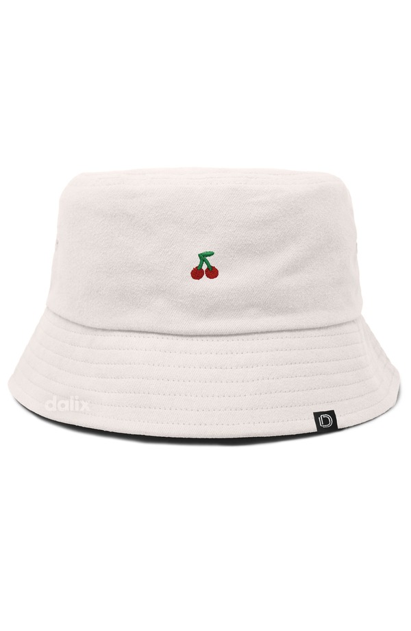 ダリックス レディース アクセサリー 帽子 Dalix Lil Cherry Bucket Hat Parchment White ホワイト｜ReVida 店